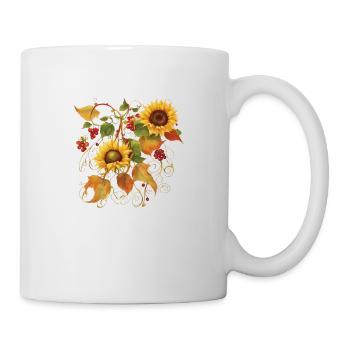 Herbstranke - Tasse - Weiß - Rechts