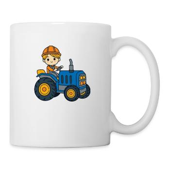 Tractor Young Kids - Mug - white - Right