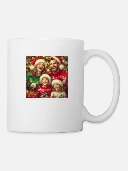 Christmas Eve Christmas Wafer Gifts Christmas Tree - Mug - white