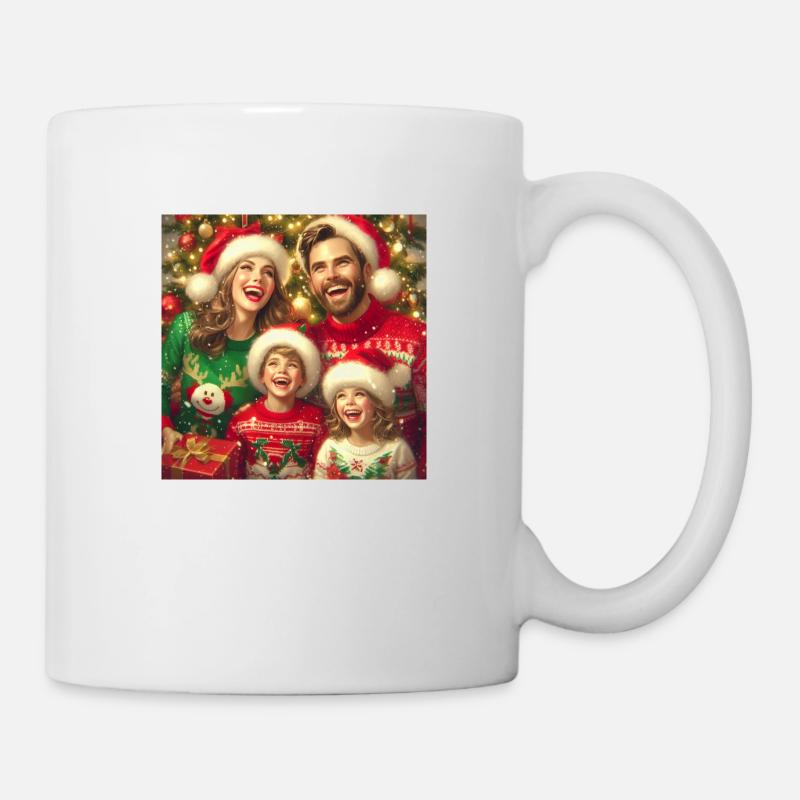 Joyeux Noël en famille - Mug blanc - blanc