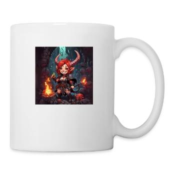 Witch Magic Fairy Tale Girl - Mug - white - Right