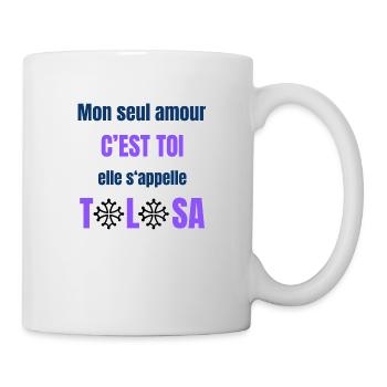 TOULOUSE - Mug blanc - blanc - Droite