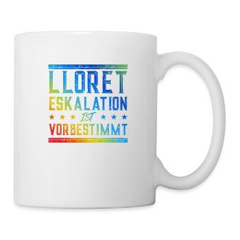 Lloret De Mar Eskalation - Tasse - Weiß - Rechts