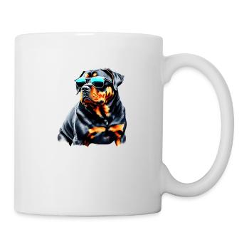 Dog Puppy Rottweiler Dog Rottweiler Puppy Dogs - Mug - white - Right