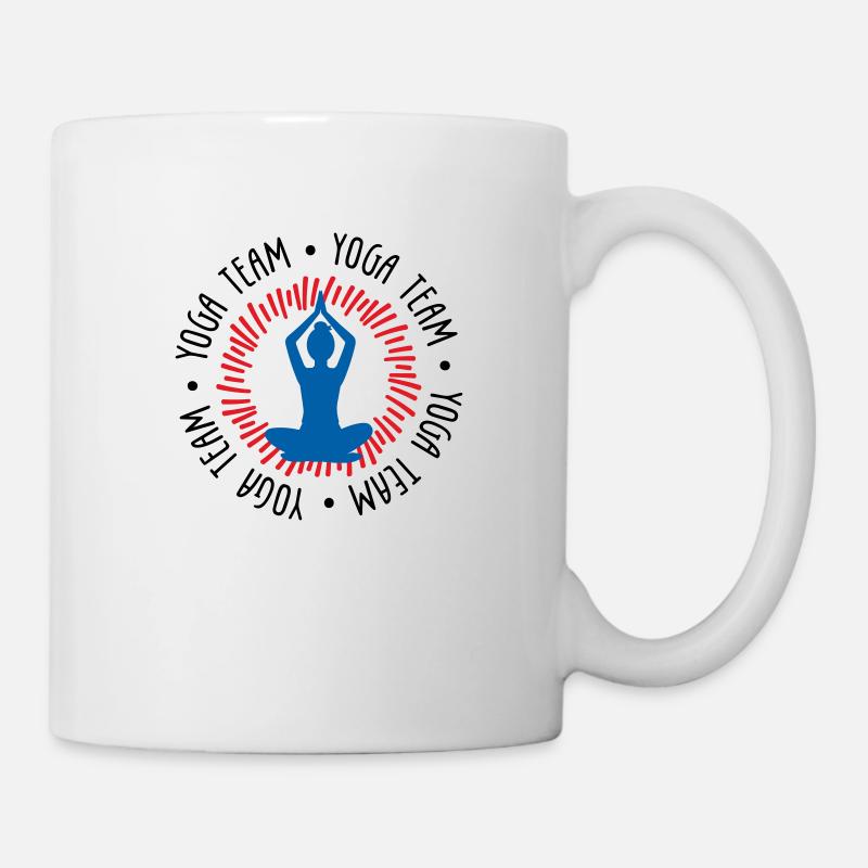 Team Yoga - Mug blanc - blanc