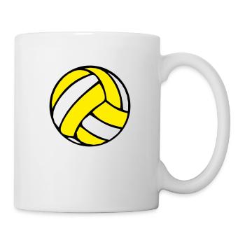 ballon de volleyball beachvolley beach ball 2 0 - Mug blanc - blanc - Droite