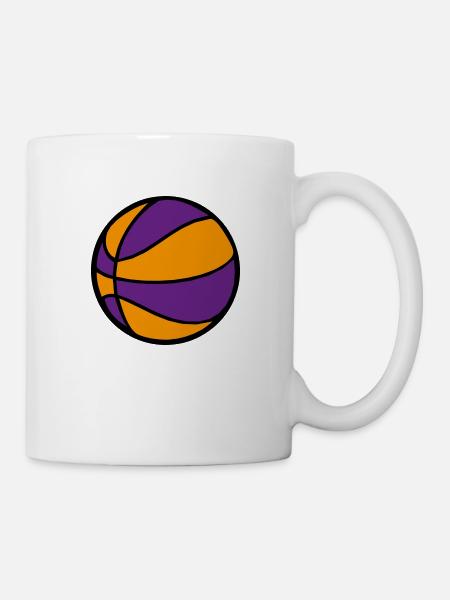 ballon de basket basketball 2510 - Mug blanc - blanc