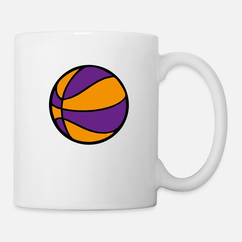 ballon de basket basketball 2510 - Mug blanc - blanc