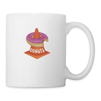 Donuts - Mug blanc - blanc - Droite