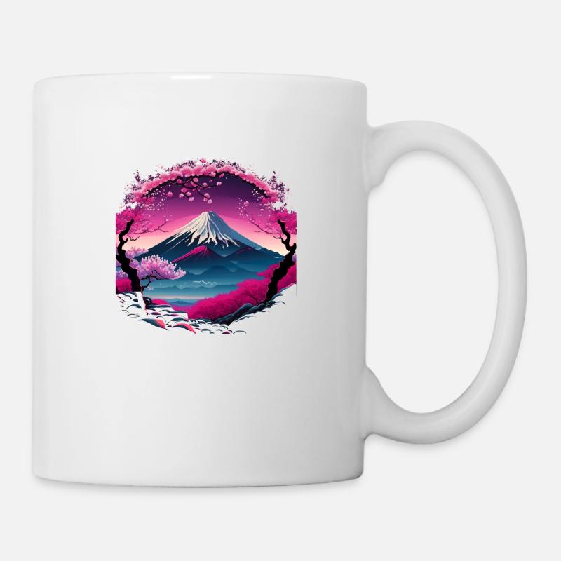 cherry blossom Japan - Mug - white