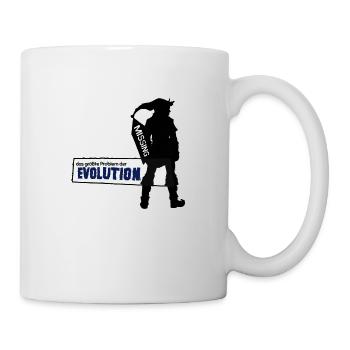 Missing Link - Das größte Problem der Evolution - Tasse - Weiß - Rechts