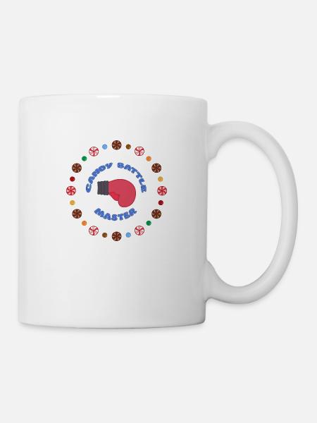 Maître de la bataille de bonbons - Mug blanc - blanc