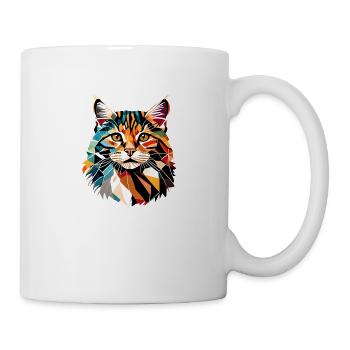 Maine Coon Kater Katze Kätzchen Katzenbesitzer - Tasse - Weiß - Rechts