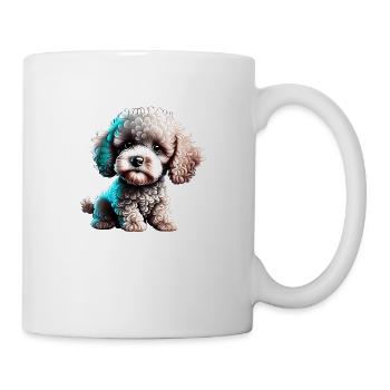 Caniche Chien Propriétaire Caniche Chiot Chien Chiot Chien Amour - Mug blanc - blanc - Droite