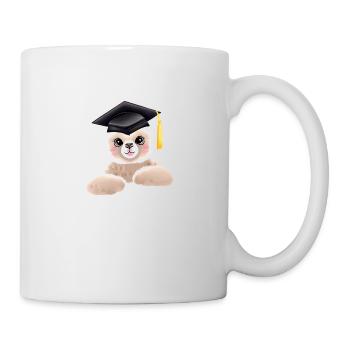 Bachelor Absolvent Alpaka Studium Schulabschluss - Tasse - Weiß - Rechts