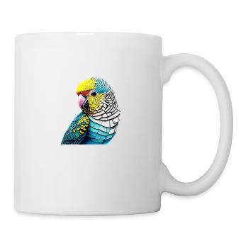 Perruche Oiseau Calopsitte Propriétaire d’oiseau - Mug blanc - blanc - Droite