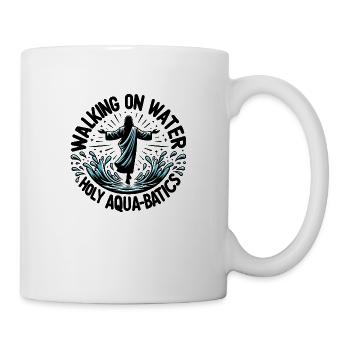 Walking on Water Holy Aqua-Batics! - Mug - white - Right