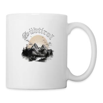 Le Tyrol du Sud avec ses montagnes, le cadeau de la loyauté envers la terre - Mug blanc - blanc - Droite