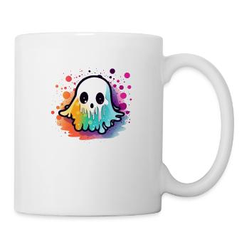 Geist bunt - Tasse - Weiß - Rechts