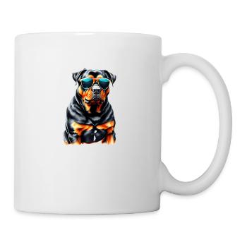 Rottweiler Dog Dogs Dog Puppy Rottweiler Puppy - Mug - white - Right