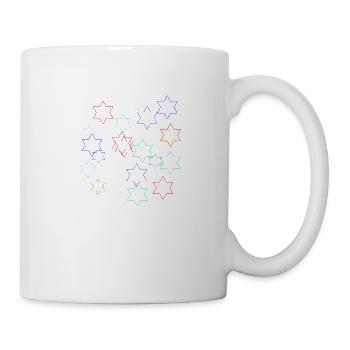 Stars, star, colorful stars - Mug - white - Right