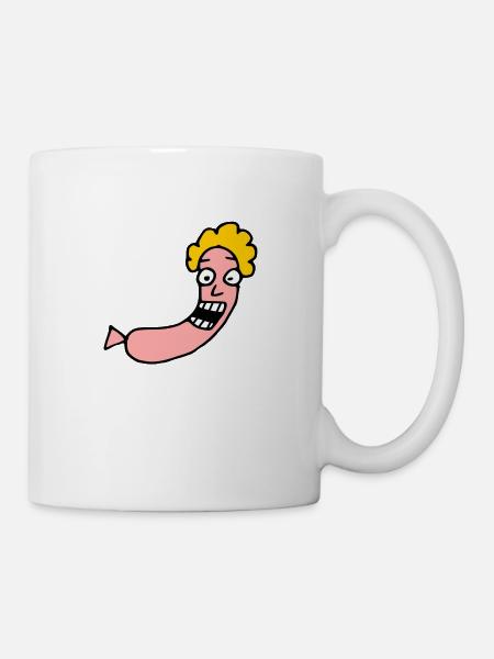 Happy Würstchen - Tasse - Weiß