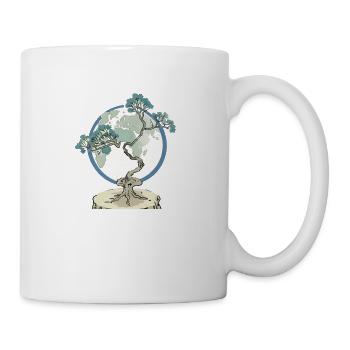 Mère Nature - L’arbre de la terre (Environnement et nature) - Mug blanc - blanc - Droite