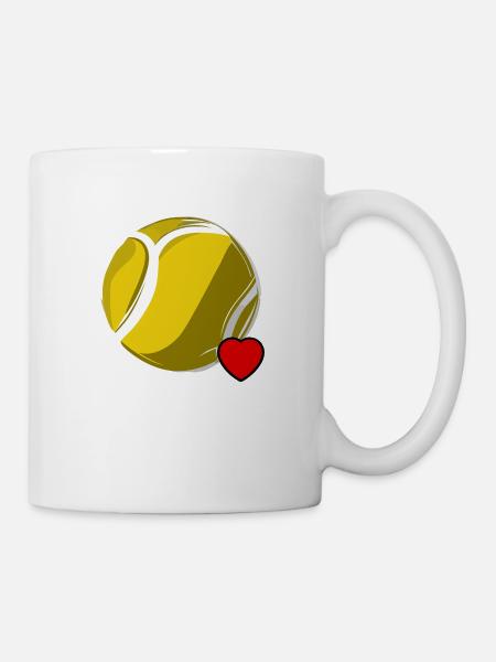 Love Tennis - Mug blanc - blanc