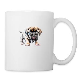 Mastiff Hunde Hundehalter Hund Bulldogge - Tasse - Weiß - Rechts