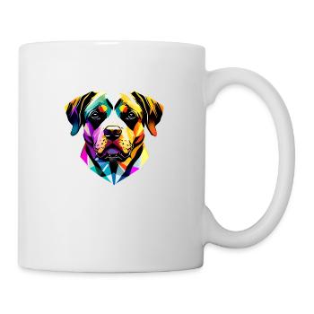 Chien, Labrador Retriever, Maman Chien, Chiot Chiens - Mug blanc - blanc - Droite