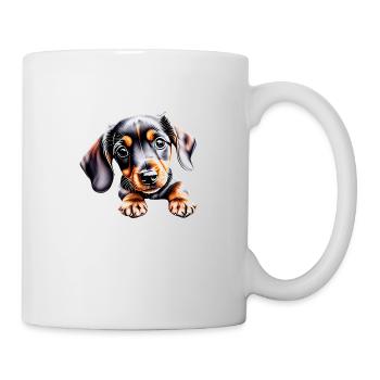 Dachshund Hund Dackelwelpe Hundehalter Hunde - Tasse - Weiß - Rechts