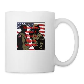 Veteranen, Veteranen, Waffenstillstand. - Tasse - Weiß - Rechts