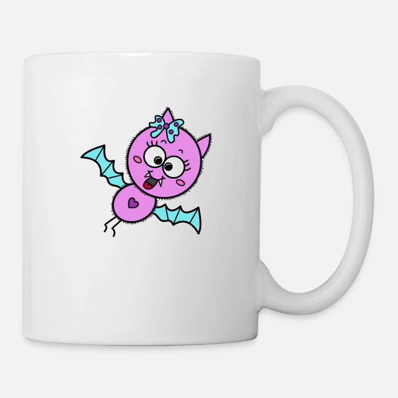 Fledermaus - Tasse - Weiß