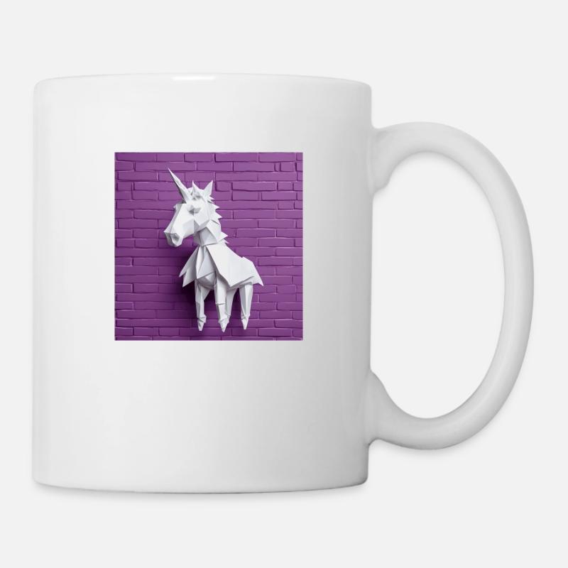 Weißes Einhorn - Tasse - Weiß