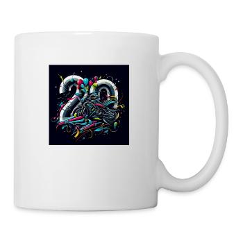20th Anniversary Motorcycle Designs: Speed & Style - Mug - white - Right
