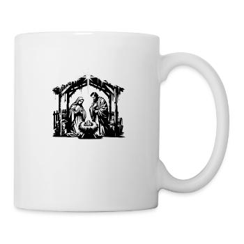 Christmas Family Maria Joseph Jesus - Mug - white - Right