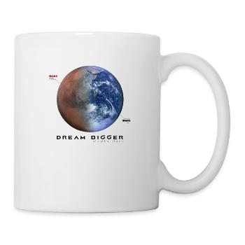 Mars - Dream Bigger and Occupy Mars - Mug - white - Right