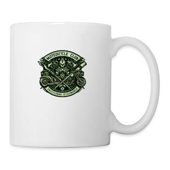 Motorcycle & Biker Creations: Skulls Art - Mug - white - Right