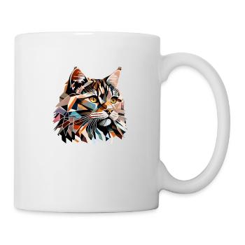 Maine Coon Cat Propriétaire Chat Chaton Chaton Mâle - Mug blanc - blanc - Droite