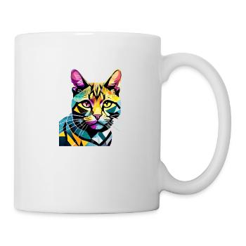 Chat, Animal de compagnie, Chat domestique, Chaton, Propriétaire de chat - Mug blanc - blanc - Droite