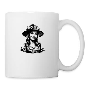 Fille de la Forêt-Noire - Mug blanc - blanc - Droite