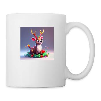 Weihnachten #Rentier#Weihnachtsgeschenk - Tasse - Weiß - Rechts