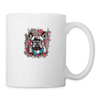 French Bulldog Graffiti Look - Mug - white - Right