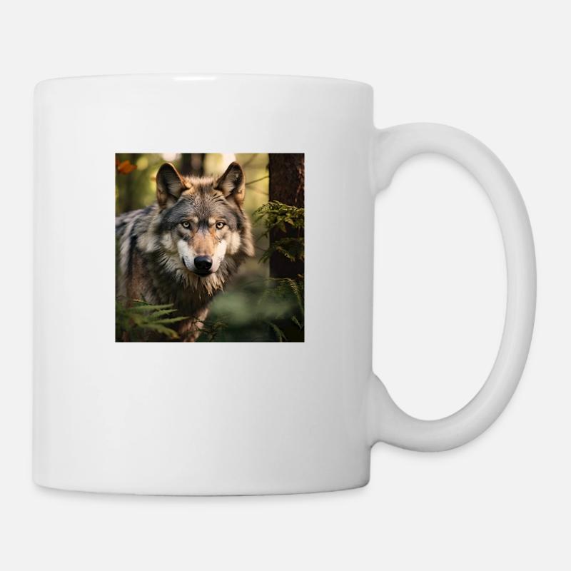 Le pouvoir du loup - Mug blanc - blanc