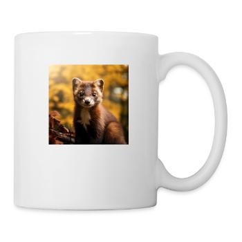 Le monde de la belette des forêts - Mug blanc - blanc - Droite