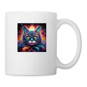 Trippy LSD Cat - Mug - white - Right