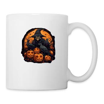 Sorciers et corbeaux - Mug blanc - blanc - Droite