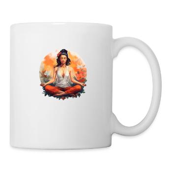 modern meditation - Mug - white - Right