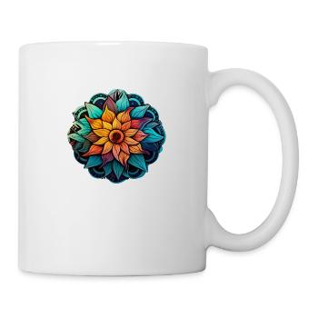 Mandala Lotus - Mug - white - Right