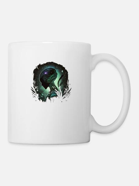 Außerirdischer - Tasse - Weiß
